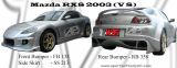 Mazda RX8 2003 VS Bumperkits 