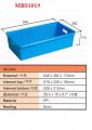 Plastic Container Size :646x382x170mmH