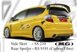 Honda Fit 2008 carbon fibre Rear Spoiler 