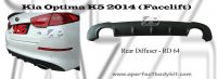 Kia K5 2014 Facelift Twin Exhaust Hole Diffuser 