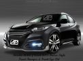 Honda HRV / Vezel 2015 Balsa Style Front Bumper & Front Eye Lid 