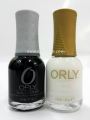 Orly Nail Polish (Black & White) - 15ml