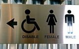 Toilet Sign (male/female/disable)