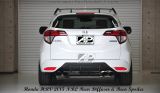 Honda HRV / Vezel 2015 NBL Rear Spoiler & Rear Diffuser 