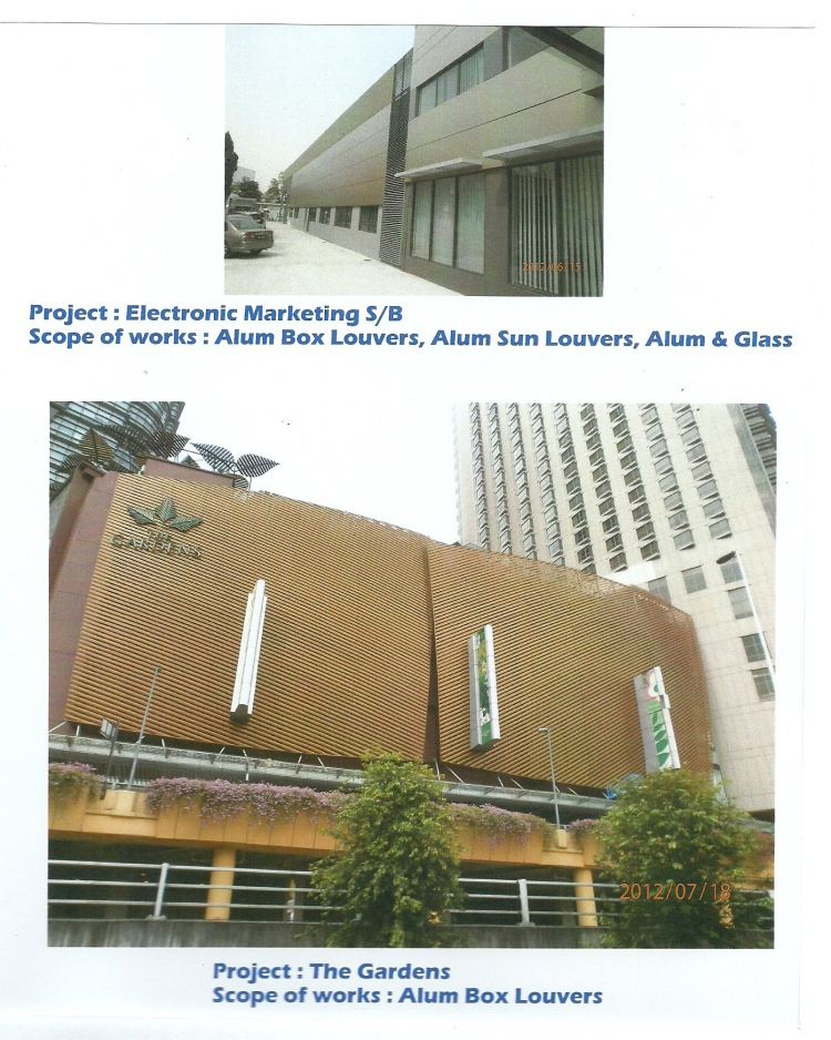 Pre-Painted Customized Aluminium Box Louvres