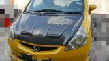 2003 2004 2005 2006 2007 honda jazz fit gd hood bonet js racing style for jazz fit gd replace upgrade performance look real carbon fiber material new set