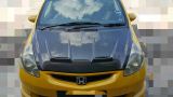 2003 2004 2005 2006 2007 honda jazz fit gd bonet js racing style for jazz fit gd replace upgrade performance look real carbon fiber material new set