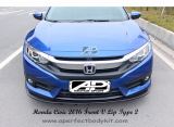 Honda Civic 2016 Front V Lip 
