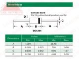 DIODE SILICON RECTIFIER VOLTAGE RANGE 50 to 1000V 10A 