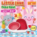 AE159 Alice Little Love Heart-Shaped Feed Bowl for Guinea Pig