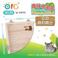 OC25 OIC Forest Playground - Corner Wooden Jump Deck