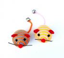 CA-031 Twin Nylon Mouse Tail With Bells