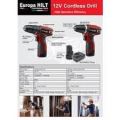 Europa Hilt Coreless Drill EHD699-12V & EHR699-12V