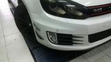Volkswagen golf mk6 gti bumper front carbon canard new 