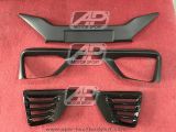 Honda Jazz 2014 NBL, Front Number Plate Cover, Fog Lamp Cover, Rear Bumper Air Duct Cover 