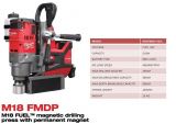 M18 FMDP  Magnetic Drilling Press