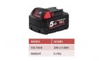 M18B5  18V 5.0AH Battery