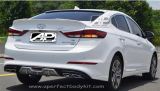 Hyundai Elantra 2016 Rear Boot Lip Spoiler 