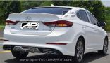 Hyundai Elantra 2016 Rear Boot Lip Spoiler 
