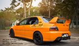 Mitsubishi Evo 9 Dam Style Side V Lip & Rear V Lip 