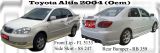 Toyota Altis 2002 - 2007 Bodykits 
