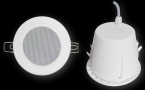 CS343.AMPERES 4" 6W 100V Weatherproof Ceiling Speaker