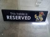 TABLE SIGNAGE