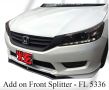 Honda Accord 2013 Front Add on Splitter for Euro Lip 