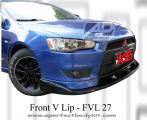 Mitsubishi Lancer EX 2008 Front V Lip 