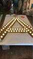 6 feet height aluminium box up led light bulb wordings