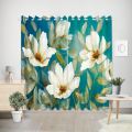 Flower design curtain