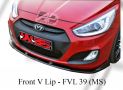 Hyundai Accent 2012-2017 MS Style Front V Lip 