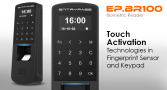 EP.BR100. Entrypass Touch Activation Technologies Fingerprint Sensor and Keypad