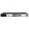 IES-116P. PVE 16-POE + 2 GB Combo Uplink Network Switch (150W)