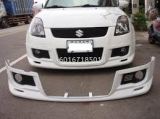 suzuki swift sport zc31s monster style front lip for sport bumper add on monster performance look frp material new set