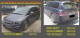 honda oddysey rb2 bodykit cj style replace upgrade performance look frp material new set