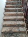 拆旧油木楼梯重新按地砖楼梯。