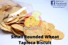 Small Rounded Wheat Tapioca Biscuit