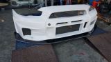 mitsubishi lancer gt ex evo x front bumper varis v3 style fit replacement upgrade performance new look new set