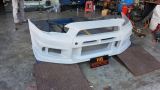 mitsubishi lancer evo x front bumper varis v2 style for lancer evo x replace upgrade performance look frp material brand new set