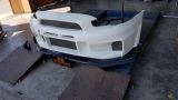 mitsubishi lancer evo x front bumper varis v3 style for lancer evo x replace upgrade performance look frp material brand new set