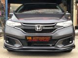2017 2018 2019 2020 honda jazz gk takero style front lip diffuser takero style gloss black material brand new set
