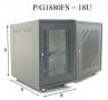 P1880FS/G1880FS. GrowV 18U Floor Stand Rack (PERFORATED / TEMPERED GLASS DOOR)