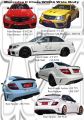 Mercedes C Class W204 Wide Body Bumperkits 