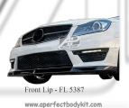 Mercedes C Class W204 AMG V Style Front Lip 