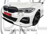 BMW 3 Series G20 AC Style Front Lip (Carbon Fibre / FRP Material) 