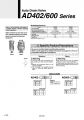 AD402/AD600 Catalog