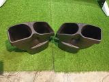 Mercedes benz w205 tail pipe Brabus fit untuk add on upgrade performance look new set