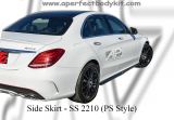 Mercedes C Class W205 Side Skirt (PS Style) Carbon Fibre / FRP Material 