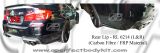 BMW 5 Series F10 Rear Lip (L&R) Carbon Fibre / FRP Material